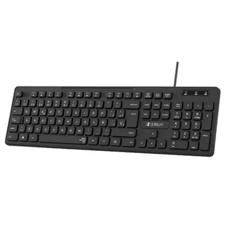Subblim Teclado Business Slim Silencioso Negro USB